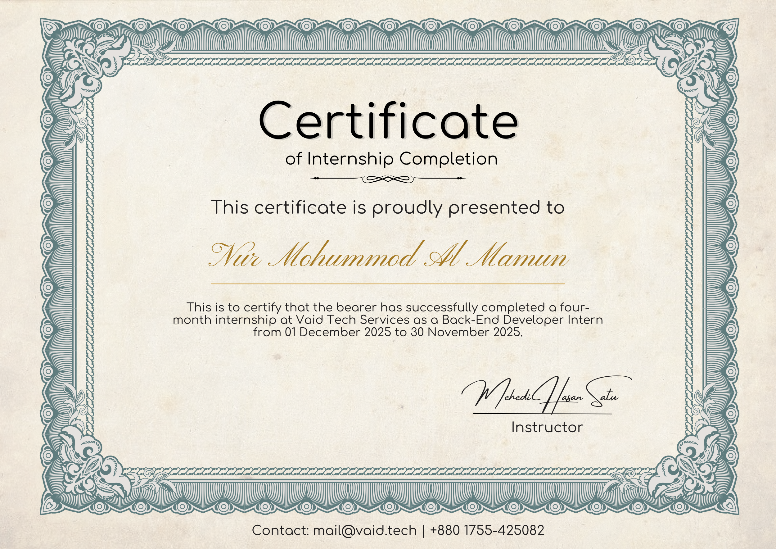 During this reporting period, our focus was on building W